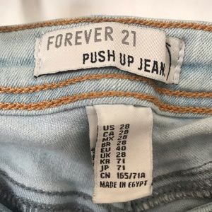 Forever 21 push up jeans!